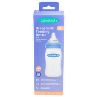 Lansinoh Feed Breastmilk Feeding Bottle With Naturalwave Nipple - 8 Ounce