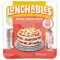 Lunchables Extra Cheesy Pizza, Tray - 4.2 Ounce