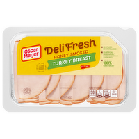 Oscar Mayer Deli Fresh Honey Smoked Sliced Turkey Breast Lunch Meat, Package - 9 Ounce