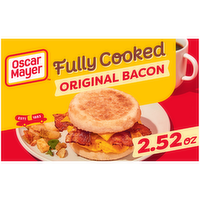 Oscar Mayer Fully Cooked Original Bacon - 2.52 Ounce