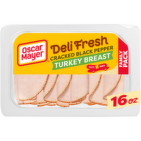 Oscar Mayer Deli Fresh Cracked Black Pepper Turkey Breast - 16 Ounce