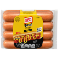 Oscar Mayer Jumbo Beef Franks Hot Dogs, Pack - 8 Count