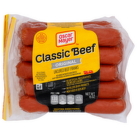 Oscar Mayer Original Classic Beef Uncured Franks - 15 Ounce