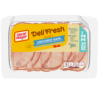 Oscar Mayer Deli Fresh Honey Uncured Sliced Ham Lunch Meat Mega Pack, Package - 22 Ounce