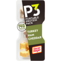 Oscar Mayer Turkey Ham Cheddar P3 Portable Protein Pack - 2.3 Ounce