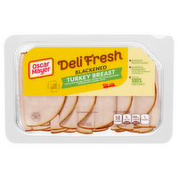 Oscar Mayer Deli Fresh Blackened Turkey Breast Sliced Lunch Meat, Tray - 8 Ounce