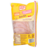 Oscar Mayer Sub Kit Honey Ham & Honey Smoked Turkey - 28 Ounce