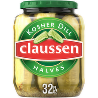 Claussen Halves Kosher Dill - 32 Fluid Ounce