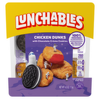 Lunchables Chicken Dunks With Chocolate Creme Cookies, Tray - 4 Ounce