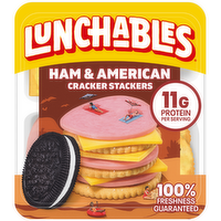 Lunchables Ham & American Cracker Stackers Lunch Combinations - 3.4 Ounce