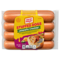 Oscar Mayer Jalapeño Cheddar Stuffed Dogs, Pack - 16 Ounce