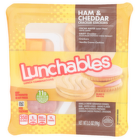 Lunchables Ham & Cheddar Cracker Stackers Lunch Combinations - 3.5 Ounce