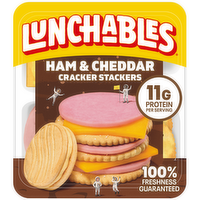 Lunchables Ham & Cheddar Cracker Stackers Lunch Combinations - 3.5 Ounce