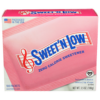 Sweet'n Low Brand Sweetener Zero Calorie - 0.035 Ounce - 100 Count