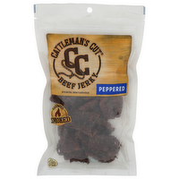 Cattleman's Cut Beer Jerky Peppered Hardwood Smoked Beef - 10 Ounce