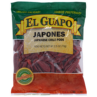 El Guapo Whole Japanese Chili Peppers - 2.5 Ounce