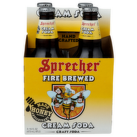 Sprecher Fire Brewed Cream Soda Craft - 16 Fluid Ounce - 4 Count