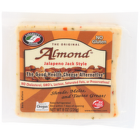 LISANATTI FOODS The Original Almond Jalapeno Jack Style Chunks - 8 Ounce