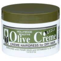Hollywood Beauty Creme Hairdress For Dry Hair Olive - 7.5 Ounce