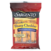 Sargento Snacks Sharp Cheddar - 0.75 Ounce - 12 Count