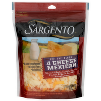 Sargento 4 Cheese Mexican Traditional Cut - 8 Ounce