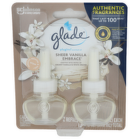 Glade Scented Oil Refills, Sheer Vanilla Embrace - 2 Each