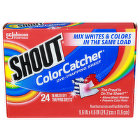 Shout Colorcatcher Dye-Trapping Sheet - 24 Count
