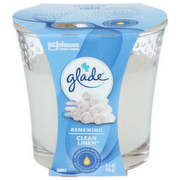 Glade Candle, Clean Linen