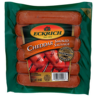 Eckrich Naturally Hardwood Smoked Cheddar Sausage - 14 Ounce