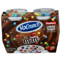 Yocrunch Strawberry Lowfat Yogurt - 4 Ounce - 4 Count