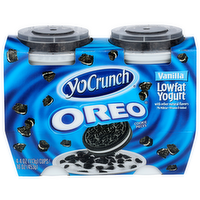 YoCrunch Vanilla Lowfat Yogurt Oreo Cookie Pieces - 4 Ounce - 4 Count