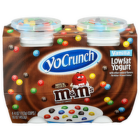 Yocrunch Vanilla With M&ms Lowfat Yogurt - 4 Ounce - 4 Count