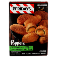 Tgi Fridays Poppers Cheddar Cheese Stuffed Jalapenos - 8 Ounce