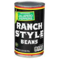 Ranch Style Jalapeno Peppers With Sliced Beans - 26 Ounce