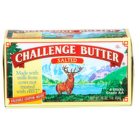 Challenge Butter Salted - 4 Ounce - 4 Count