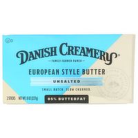 Danish Creamery Butter European Unsalted - 4 Ounce - 2 Count