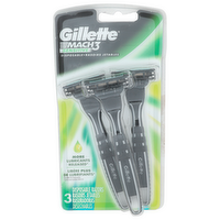 Gillette Mach 3 Mach3 Sensitive Razors Count - 3 Count