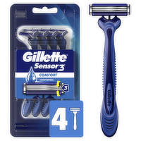 Gillette Sensor 3 Sensor Razor - 4 Count