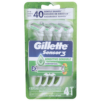 Gillette Sensor 3 Disposable Razors - 4 Count