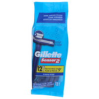 Gillette Sensor 2 Fixed Disposable Razors - 12 Count