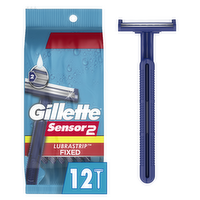 Gillette Sensor 2 Disposable Razors - 12 Count