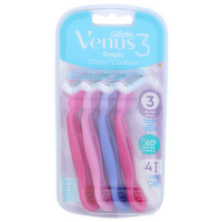 Gillette Venus 3 Simply Colors - 4 Count