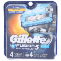 Gillette Fusion 5 Proshield Chill Gillette Cartridges - 4 Count