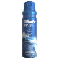 Gillette Dry Spray Antiperspirant And Deodorant For Men Cool Wave - 4.3 Ounce