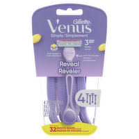 Venus Simply 3 Reveal Disposable Razors - 4 count