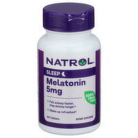 NATROL Tablets Vitaminsupplements Melatonin - 60 Count