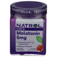 NATROL Strawberry Gummies Melatonin - 60 Count
