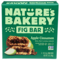 Nature's Bakery Whole Wheat Fig Bar Apple Cinnamon - 2 Ounce - 6 Count
