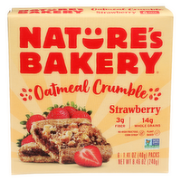 NATURE's Bakery Strawberry Oatmeal Crumble Bar - 1.41 Ounce - 6 Count