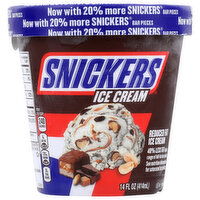 Snickers Ice Cream, Reduced Fat, Vanilla Flavored - 14 Fluid Ounce
